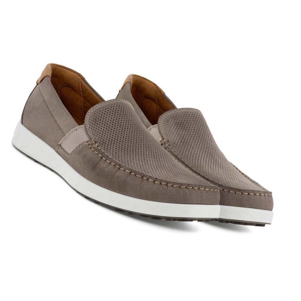 Pánské Boty Casual Ecco S Lite Moc Summer Šedé Hnědé | CZ 471PJJ